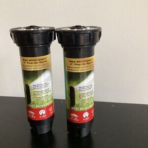 Rain Bird 1800 Series MAX Efficiency 4” Pop-Up Spray Sprinklers (Set of 2)